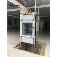 Mini Elevador de Alimentos Comercial para Cocina / Montaplatos con Tracción Eléctrica / Montaplatos Doméstico
