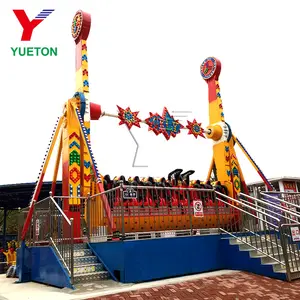 China Supplier Theme Amusement Park Rides Manege Extreme Thrill Fairground Attraction Games Top Spin Space Travel Ride For Sale