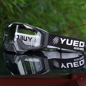 แว่นตาโมโตครอส YUEDIO พร้อมเลนส์ UV400 และสายรัดปรับได้ กรอบ TPU ป้องกันดวงตาสำหรับรถวิบาก - Product Image 2