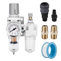 1/4 \ "NPT Combo eau/huile piège séparateur personnalisé filtre à air comprimé régulateur lubrificateur avec support OEM