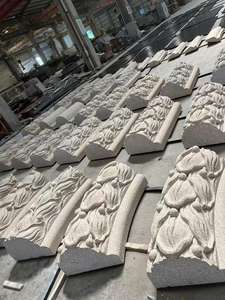 Support en granit personnalisé sculpté à la main avec motif bête et nuage pour la décoration de temple, de <span class=keywords><strong>jardin</strong></span> et de villa - Product Image 6