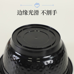 Diamond Bowl Disposable Packaging Round Bowl Food Grade PP Material Thickened Pressure Resistant Microwave Safe - Product Image 4