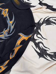 Camisetas Blancas de Manga <span class=keywords><strong>Larga</strong></span> para Hombre, Estilo Holgado, 220 g/m², Poliéster, Camisetas Suaves para Hombre, Estilo Mixto - Product Image 4