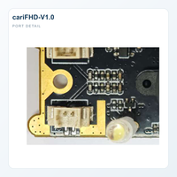Module de caméra USB 4MP 30fps avec deux microphones pour webcam externe
