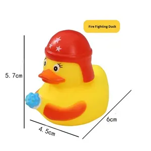 Creative Halloween Little Yellow Duck Toy Squeeze Squeak Water Play <b>Bath</b> Plastic Pvc Christmas for Promotional Gift - Product Image 6