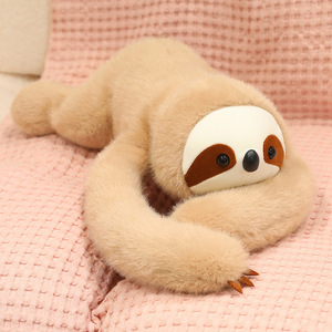 Muñeco de Peluche de León, Elefante y Mapache, Muñecos de Animales para Abrazar al Hombro, Adorno para Sofá, <span class=keywords><strong>Almohada</strong></span> Relajante para Bebés - Product Image 3