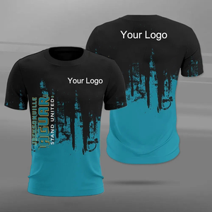 เสื้อยืดกีฬาสไตล์วินเทจของผู้ชายเสื้อพิมพ์ลาย3D โลโก้ตามสั่ง - Product Image 4