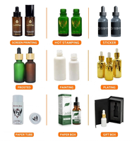 Flacon pulvérisateur en verre transparent, pulvérisateur à brouillard fin, or, 5ml, 10ml, 15ml, 20ml, 30ml, 50ml, 100ml