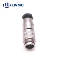 LWMC 1200V 5A Material de contacto de latón actual conexión aviación AISG M16 conector Amphenol macho/hembra conector de 8 pines