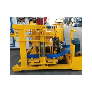 Electric diesel engine manual solid concrete hollow brick making machine for sale mobile machines for small business ideas