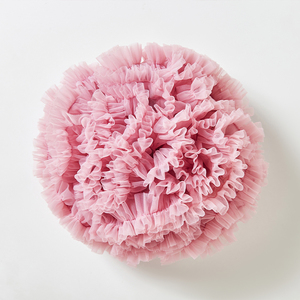 Новое детское шифоновое бальное платье принцессы, тюлевое платье-пачка, юбка-туту для девочек, праздничное платье с выпуклой сетчатой поверхностью, европейский балетный стиль - Product Image 5