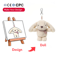 Fabricant OEM ODM de jouets en peluche Série Fun personnalisée Mini jouets en peluche Conceptions Porte-clés en peluche personnalisé