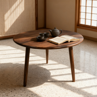 Table console moderne en noyer noir SUNWOODD EXPO, durable, écologique, en bois massif, meubles de salon, facile à nettoyer