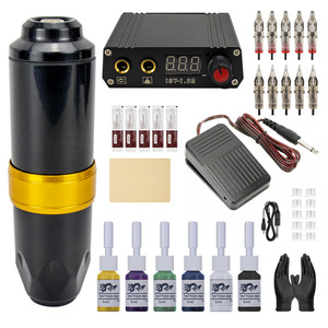 Kit complet de machine à tatouer rotative de qualité professionnelle, directement de l'usine, pour l'art corporel. - Product Image 2