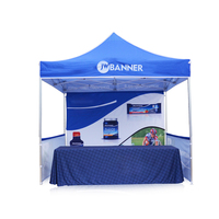 Tentes imprimées sur mesure Tente Auvent Pop Up Chapiteau Gazebos Publicité Logo Aluminium Extérieur Exposition Evénement Salon Tente
