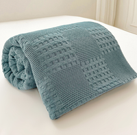 100% coton Extra Large draps de bain pour adultes gaufré armure gland décoratif mince léger Super doux absorbant