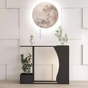 Estante de flores de hierro de gama alta moderno para luz de porche, mesa de consola creativa de <span class=keywords><strong>pasillo</strong></span> extremadamente estrecho de lujo para mostrador de porche - Product Image 5