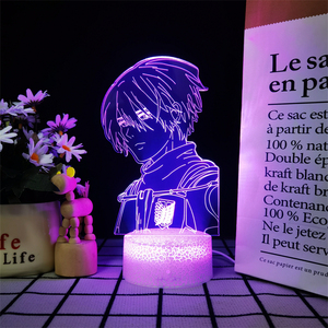 Tùy chỉnh Anime Hologram LED Bảng trang trí nội thất với từ xa tấn công 0n Titan Mikasa cho trẻ em - Product Image 2