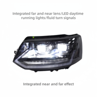 Phare LED de voiture pour T5, mise à niveau haute puissance, ensemble de phares à lentille cristalline, Plug and Play
