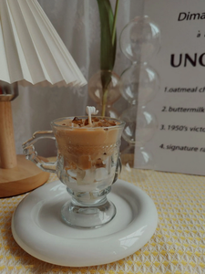 เทียนแก้วทำจากขี้ผึ้งถั่วเหลืองแบบเรียบง่ายทันสมัยทำด้วยมือฉลากที่น่ารักสำหรับกาแฟไดวาลีอีสเตอร์วันหยุดคริสต์มาส - Product Image 6