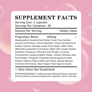 OEM ODM Cleanse Capsules with Oregan Acid Proprietary <b>Blend</b> Natural Caprylic Low-Fat Gut Health & Digestive Support 60 Capsules - Product Image 4