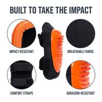 Genouillères professionnelles personnalisées OEM avec rembourrage épais, respirantes, antidérapantes, en PVC+Gel+Mousse EVA, avec fermeture auto-agrippante