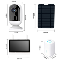 Caméra de sécurité solaire sans fil 4G de qualité HD pour la maison, étanche IP66, avec audio bidirectionnel, vision nocturne et batterie