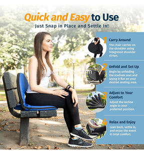 Japanse Stijl Tatami Seat Opvouwbare Stadionstoel Deluxe Outdoor Camping Verstelbare Waterdichte Vloerkussen Stoel - Product Image 5