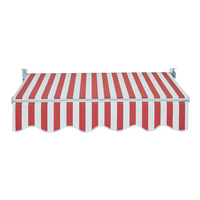 Auvent rétractable en alliage d'aluminium toile anti-pluie extérieur portable ombre Patio terrasse 4m Projection acrylique voile matériel