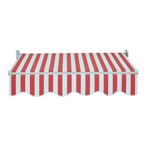 Auvent rétractable en alliage d'aluminium toile anti-pluie extérieur portable ombre Patio terrasse 4m Projection acrylique voile matériel - Product Image 2