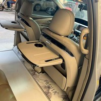 Meja Lipat untuk Kursi Belakang Toyota Estima Previa Tarago ACR50, Meja Kerja Laptop, Meja Makan, Pengisi Daya Nirkabel, Tempat Cangkir