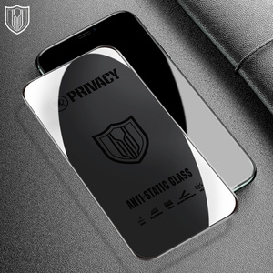 Protector de Pantalla de Vidrio Templado con Privacidad para iPhone 17 Pro Max - Anti-Espía XR 13 14 <span class=keywords><strong>Plus</strong></span> 15 16, Cobertura Total - Product Image 3