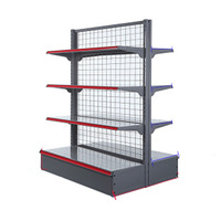Panneau en grille treillis métallique supermarché gondole dépanneur présentoir personnalisé magasin présentoir