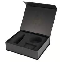 Caja de Papel Rígida Impermeable de Lujo Personalizada con Forma de Libro, Cierre Magnético, Inserto de Espuma EVA para Embalaje de Regalos