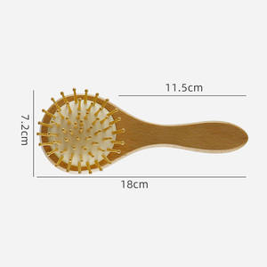 <strong>Kids</strong> Wooden <strong>Hair</strong> Brush Newborn Gift Set Round Brushes for <strong>Hair</strong> Professional Wood <strong>Comb</strong> - Product Image 6