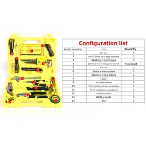 Ouke-Manufacturer OEM Wholesale 22-Piece Household Wrench <b>Set</b> with Carbon Steel <b>Tools</b> for Home & Car Maintenance - Product Image 5