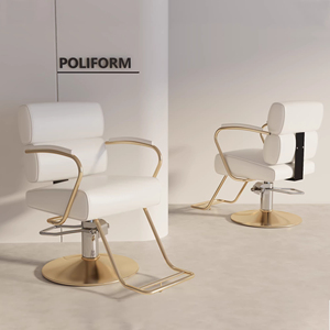 Ensemble de mobilier de salon moderne de luxe en métal, nouveau style, chaises de coiffure et miroir pour femmes, pour la permanente et la coloration - Product Image 6
