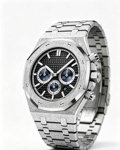 Montre-bracelet de luxe pour homme, lumineuse, étanche, montre royale, résistante à l'eau 3 bars, <span class=keywords><strong>chrono</strong></span> - Product Image 1