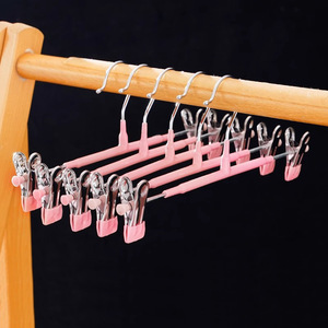 Pinzas para pantalones sin costuras, pinzas para ropa, perchas de acero inoxidable, pinzas para faldas engrosadas, pinzas dobles ajustables para pantalones - Product Image 3