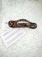 Pinces à cheveux longues ondulées de 9 cm, imprimé léopard, écaille de tortue, maintien solide, style rétro, pinces à cheveux pour femmes, accessoires pour cheveux