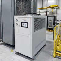 Refroidisseur industriel 407C 410A refroidi par air avec compresseur à pompe électrique 10HP pour refroidissement automatique et réduction de température