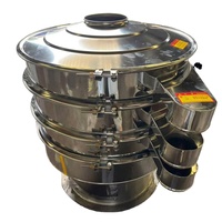 Edelstahl-Rotationsvibrationssieb für Mehl und Granulat, Kreisförmiges Vibrationssieb, Siebmaschine der Marke Huaye mit Motor