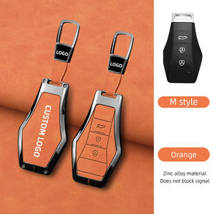 Housse de protection pour clé de voiture en alliage de zinc et cuir pour Dongfeng Forthing T5 T5L T5 <span class=keywords><strong>EVO</strong></span> Yacht Thunder, étui de protection pour clé intelligente - Product Image 5