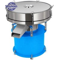 Séparateur vibrant rond en acier inoxydable pour céréales, farine, farine de manioc, poudre et granulés plastiques
