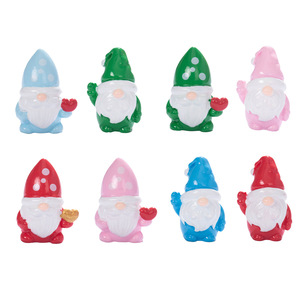 Décorations miniatures en résine de gnomes de Noël, ornement de table pour la décoration des fêtes - Product Image 5