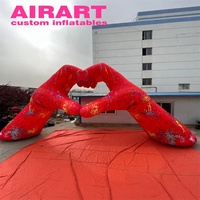 Ballons en forme de cœur de haute qualité pour la décoration de la Saint-Valentin 2026, arche de cœur d'amour personnalisée