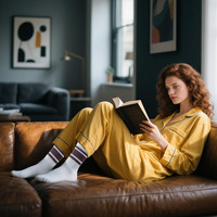Chaussettes de yoga rayées personnalisées pour femmes, antidérapantes, mi-mollet, pour Pilates, barre et fitness, ensemble de chaussettes de yoga professionnelles sans coutures avec grip