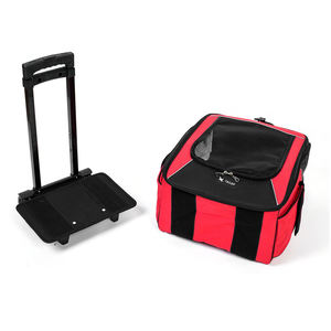 Airline Aprovado Portátil Dog Stroller Gaiola Grande <span class=keywords><strong>Pet</strong></span> <span class=keywords><strong>Trolley</strong></span> Viagem Sacola Mochila Rodas para Puppy Cat Carriers <span class=keywords><strong>PET</strong></span> Travel - Product Image 6
