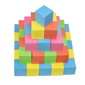Ensemble <span class=keywords><strong>de</strong></span> blocs <span class=keywords><strong>de</strong></span> construction en <span class=keywords><strong>mousse</strong></span> EVA souple personnalisés et colorés pour enfants, jouet éducatif pour l'apprentissage précoce - Product Image 6