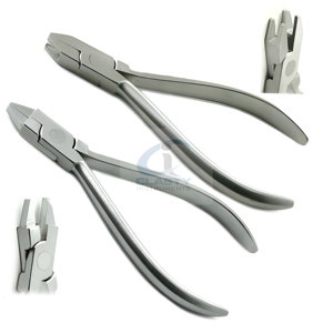 Pince de torsion orthodontique dentaire, outil manuel de pliage de fil, poignée ergonomique, acier inoxydable, certifié CE Classe I, OEM - Product Image 1